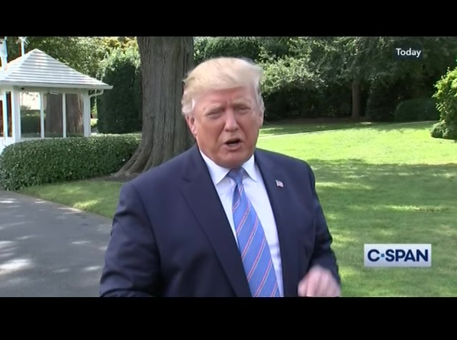 President Trump White House Departure Remarks : CSPAN : August 3, 2019 1:21am-1:40am EDT
