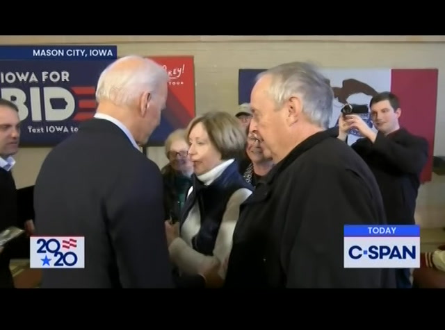Campaign 2020 Joe Biden in Mason City, Iowa : CSPAN : December 3, 2019 10:54pm-11:59pm EST