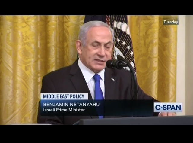 President Trump & Israeli Prime Minister on Middle East Plan : CSPAN : February 1, 2020 10:01am-10:52am EST