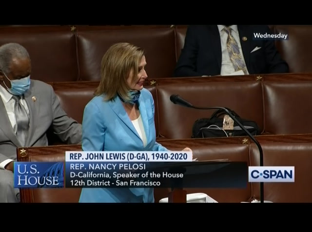 U.S. House of Representatives Lewis Tributes : CSPAN : July 23, 2020 5:10am-7:00am EDT