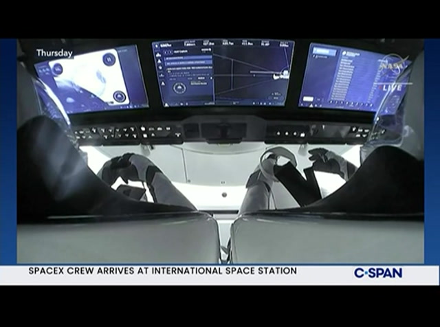 SpaceX Crew Arrives at International Space Station : CSPAN : November 12, 2021 6:15am-7:00am EST