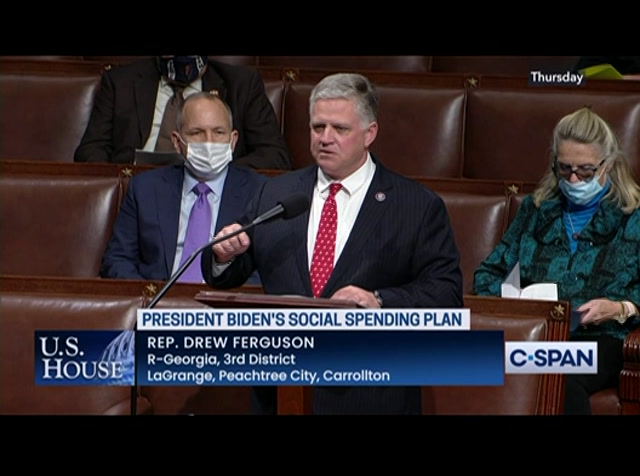 U.S. House of Representatives Part 1 - Debate on President Biden's Social Spending Plan : CSPAN : November 21, 2021 1:11pm-4:24pm EST