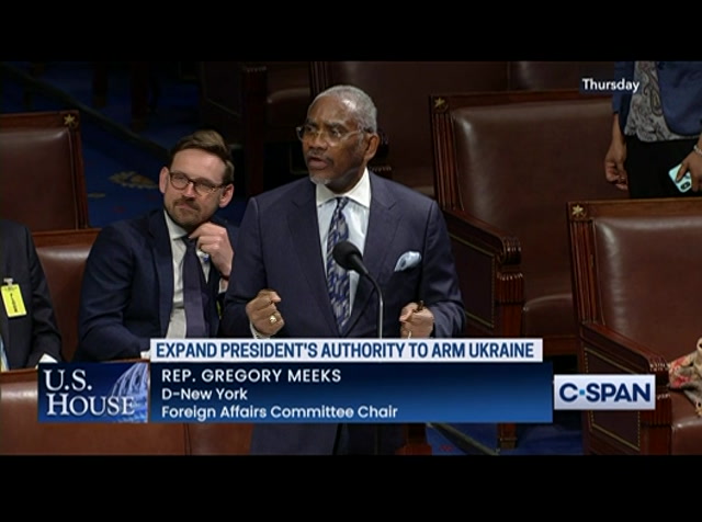 U.S. House of Representatives House Debate on Expanding Pres. Biden's Authority to Arm Ukraine' : CSPAN : April 30, 2022 5:05pm-6:12pm EDT