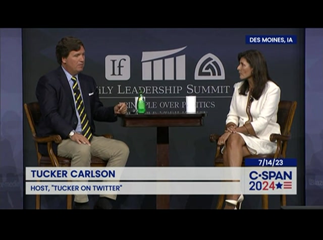 Campaign 2024 Nikki Haley Speaks at 2023 Family Leadership Summit : CSPAN : July 17, 2023 11:23am-11:51am EDT