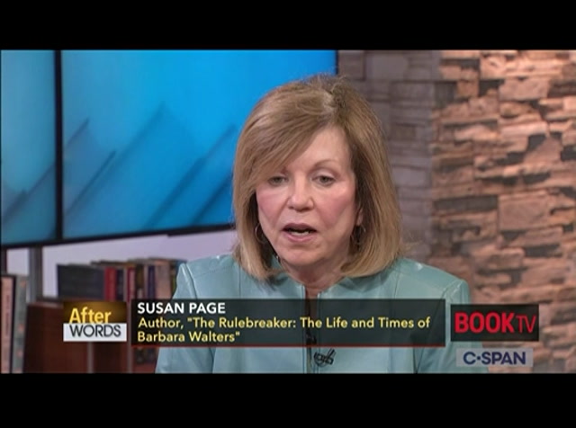 After Words Susan Page, "The Rulebreaker - The Life and Times of Barbara Walters" : CSPAN : April 27, 2024 12:52am-1:50am EDT
