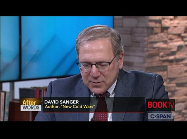 After Words David Sanger, "New Cold Wars" : CSPAN : May 3, 2024 8:03pm-9:00pm EDT
