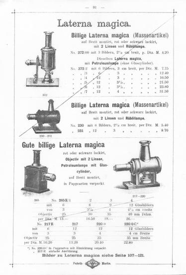 Thumbnail image of a page from  Georges Carette & Co - Catalog 1902: Fabrik für optische, mechanische, elektrische, physicalische Waren. Spielwaren, Lehrmittel