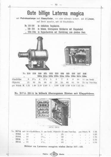 Thumbnail image of a page from  Georges Carette & Co - Catalog 1902: Fabrik für optische, mechanische, elektrische, physicalische Waren. Spielwaren, Lehrmittel