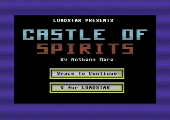 C64 game Schloss der Geister