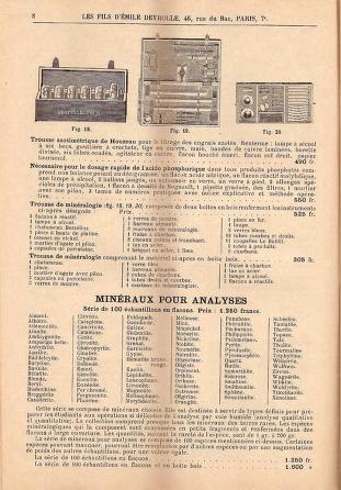 Thumbnail image of a page from Catalogue de Minéralogie et Géologie, Les Fils D'Émile Deyrolle