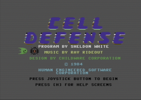 C64 game Zellabwehr