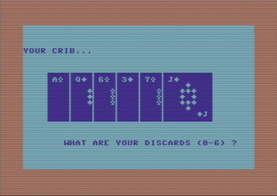 C64 game Cribbage 64