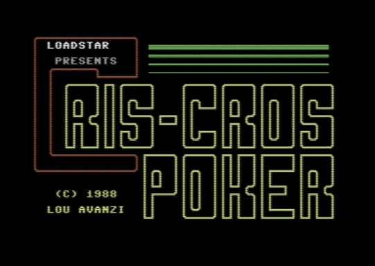 C64 game Cris-Cros Poker