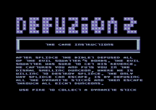 C64 game Defuzion 2 (FW)