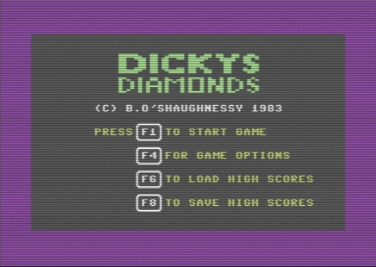 C64 game Dickys Diamanten [h ASS]