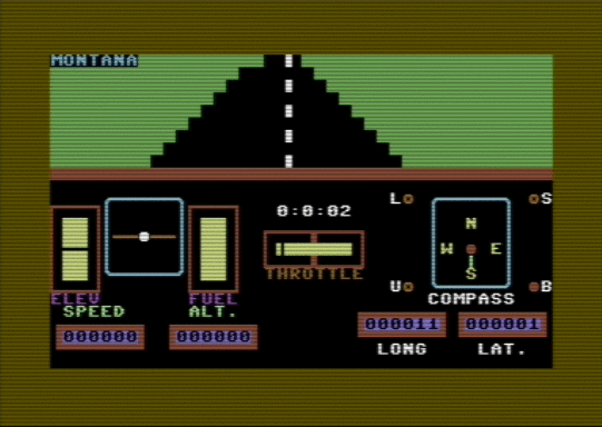 C64 game Katastrophenflug