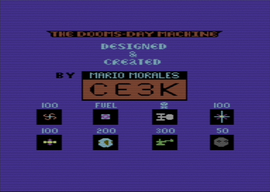 C64 game The Dooms-Day Machine