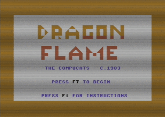 C64 game Drachenflamme