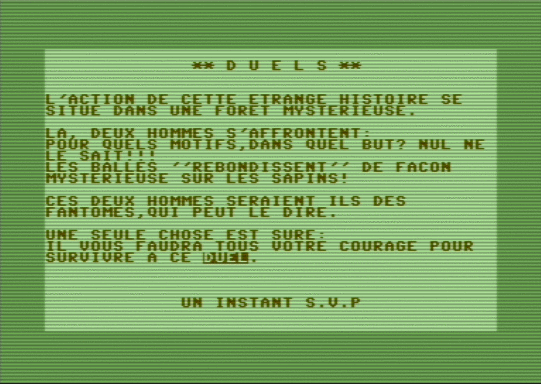 C64 game Duelle
