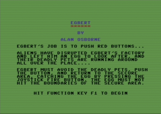 C64 game Egbert