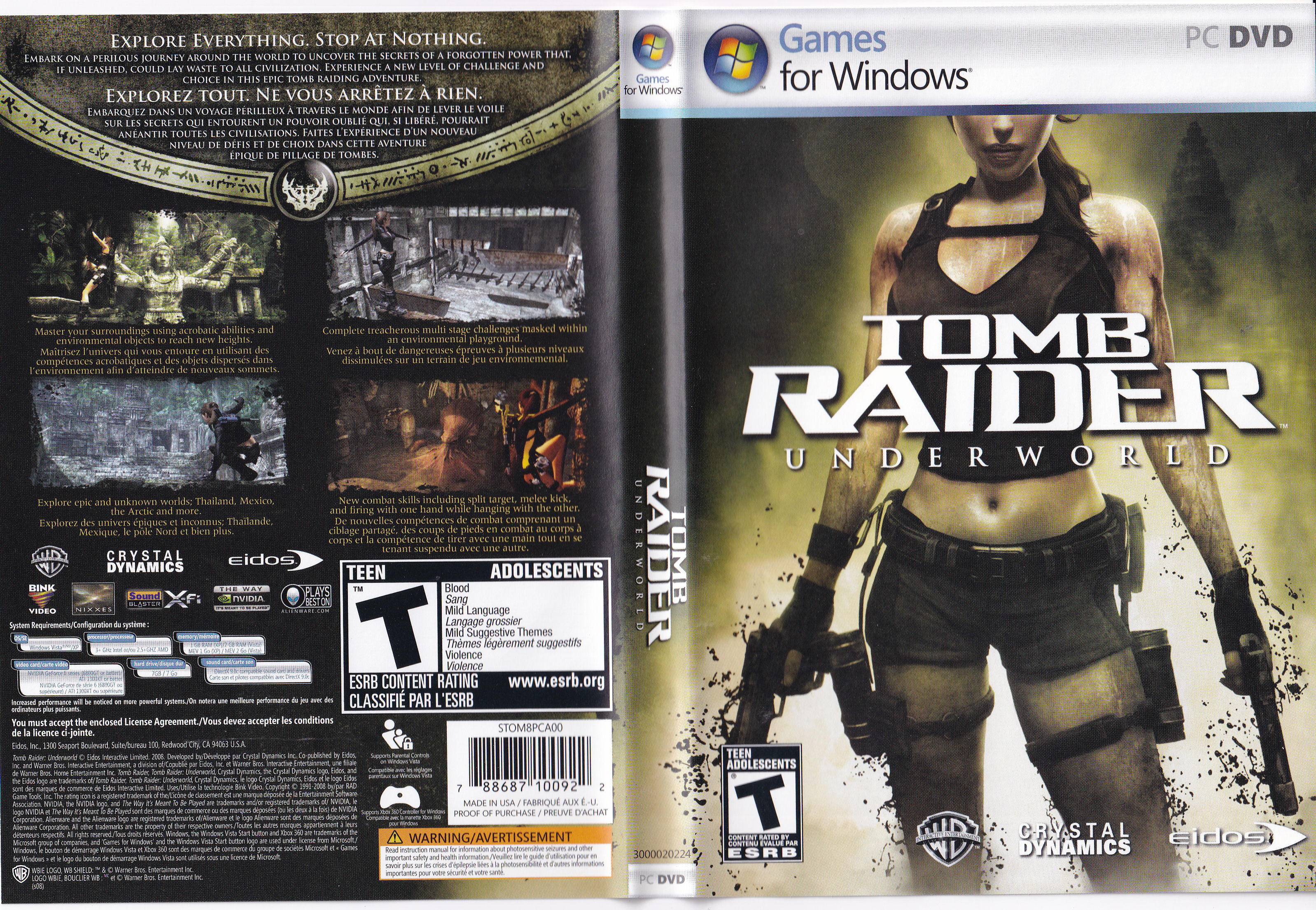 Papá hígado Aliviar Eidos Tomb Raider Underworld Multilingual (WinXP)(2008)(Eng) : Free  Download, Borrow, and Streaming : Internet Archive