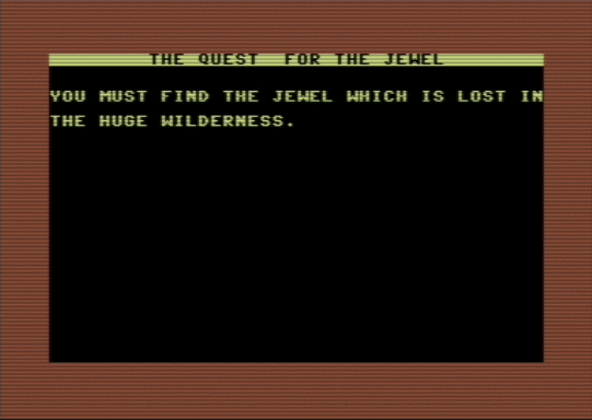 C64 game Explorer: The Quest for the Jewel