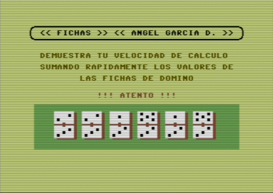 C64 game Domino-Chips
