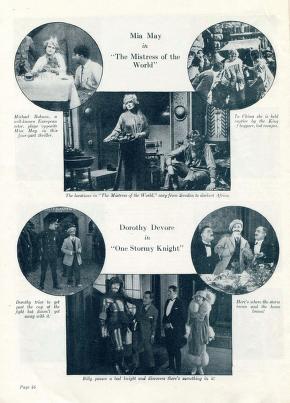 Thumbnail image of a page from Film Fun, April 1922