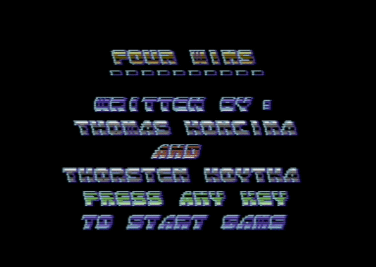 C64 game Four Wins