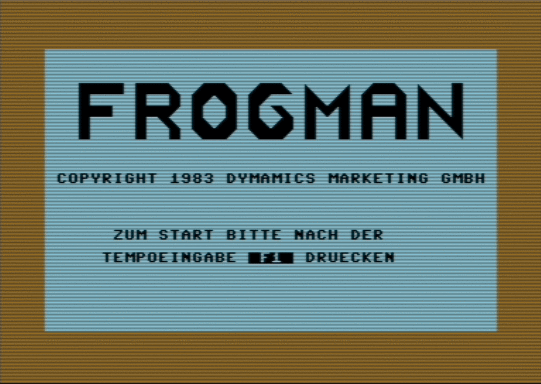 C64 game Froschmann