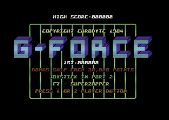 C64 game G-Force [h ASS]