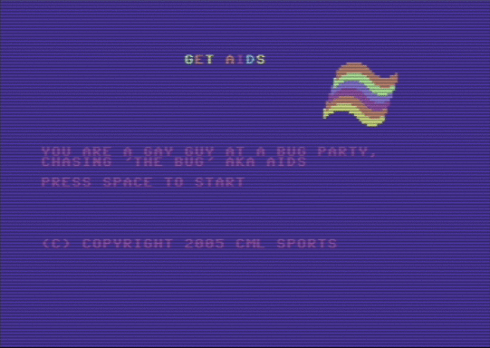 C64 game Get AIDS