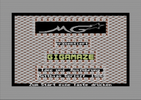 C64 game Gigamaze