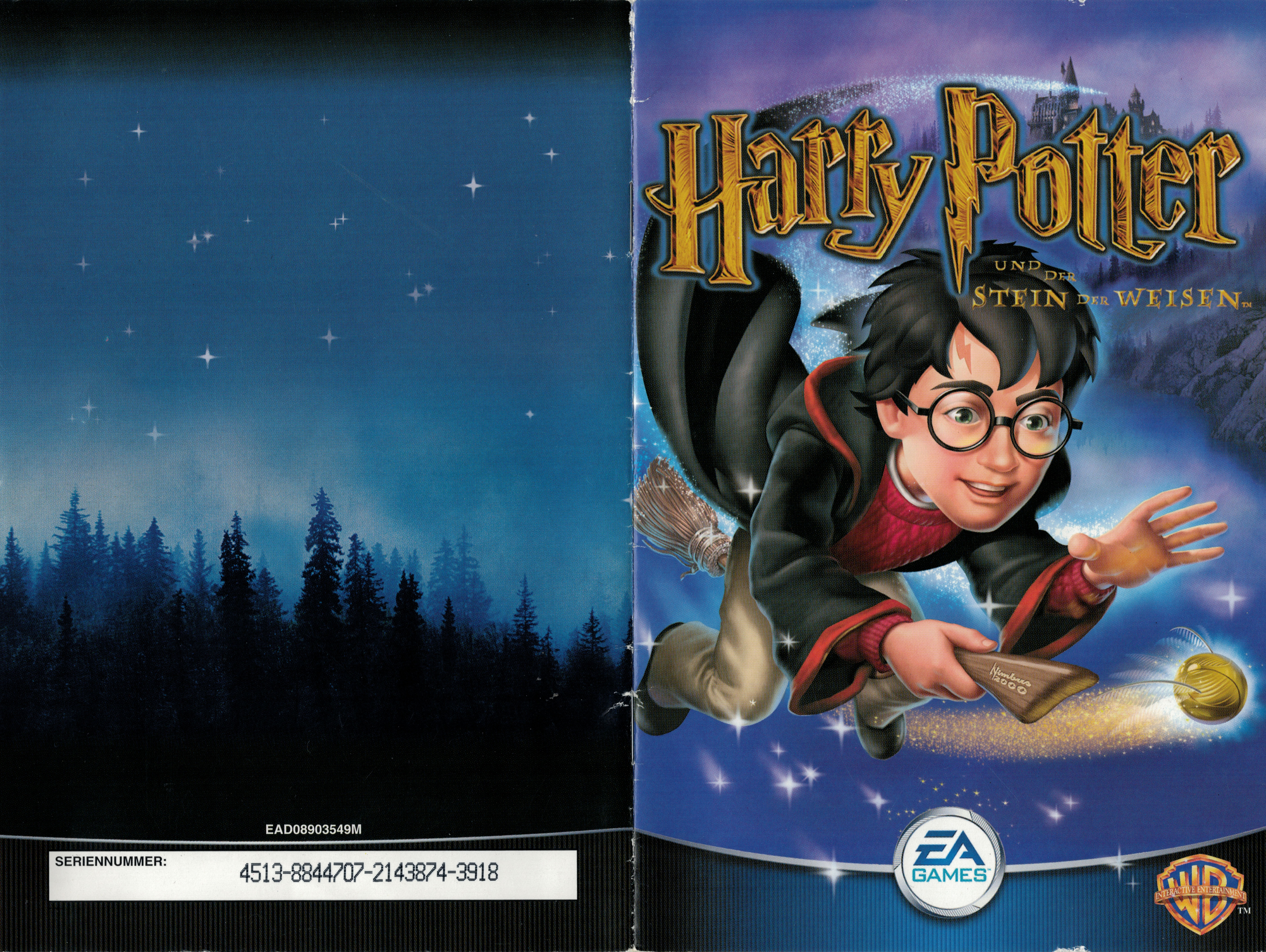 Harry Potter Und Der Stein Der Weisen Harry Potter And The Sorcerer S Stone Pc Game Manual De Electronic Arts Free Download Borrow And Streaming Internet Archive
