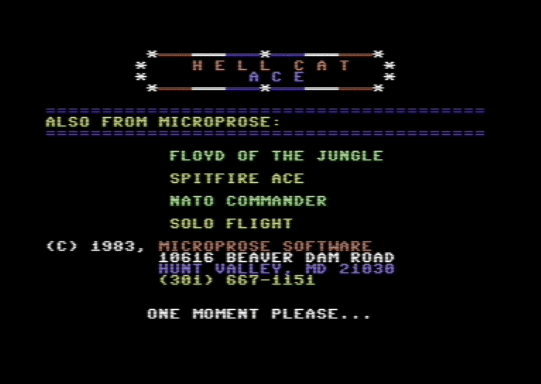 C64 game Hell Cat Ace