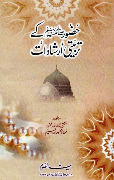Huzoor Sallallahu Alaihi Wasallam Kay Tarbiyati Irshadat By Shaykh Mufti Sanaullah Mehmood