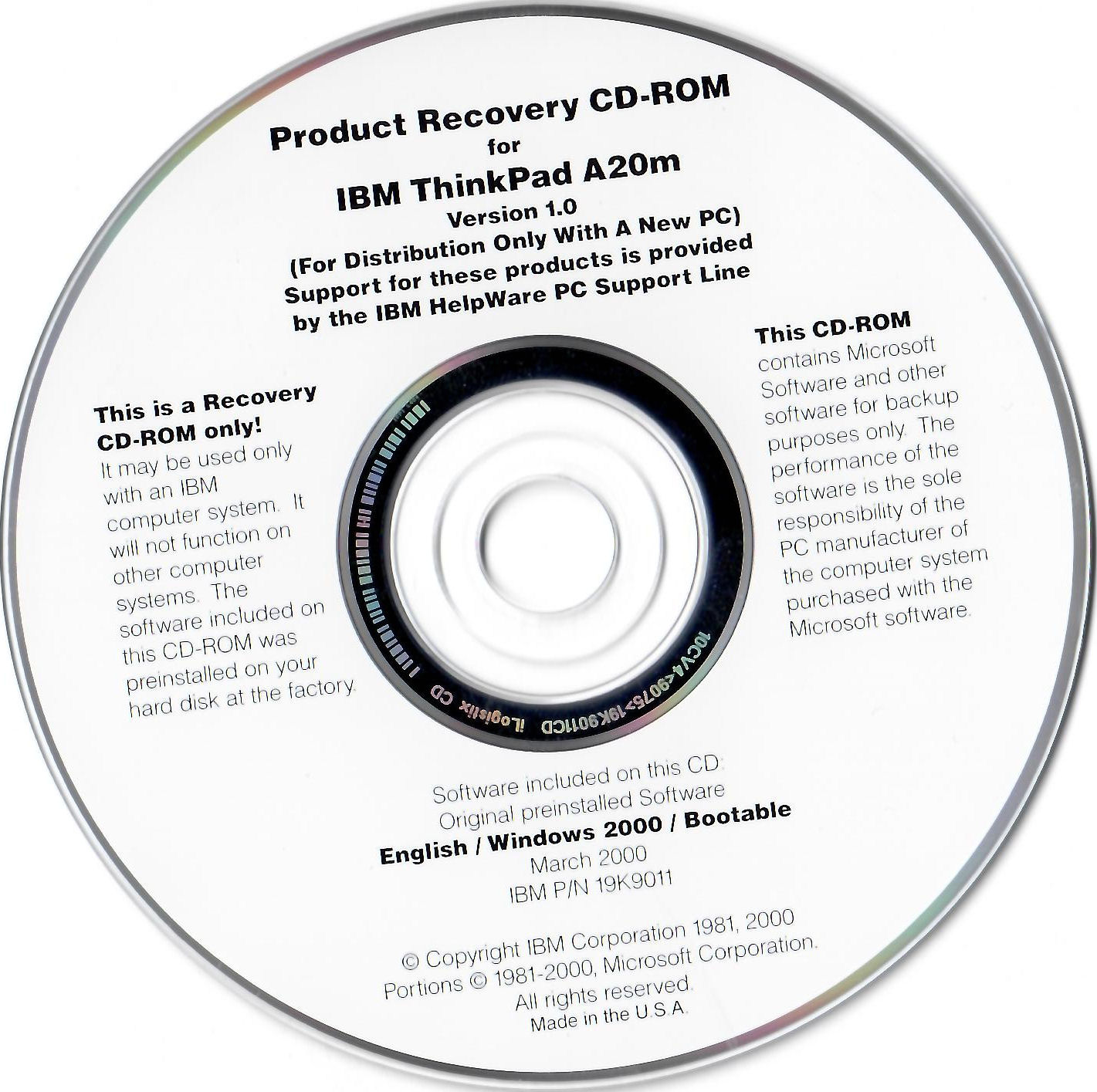 1230円 2021年レディースファッション福袋 TOSHIBA DynaBook 2060 CDTA Product Recovery CD-ROM Disk 3枚 Windows98