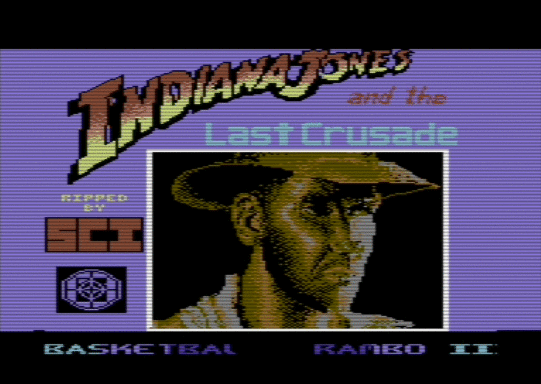 C64 game Indiana Jones and the Last Crusade [h SCI]