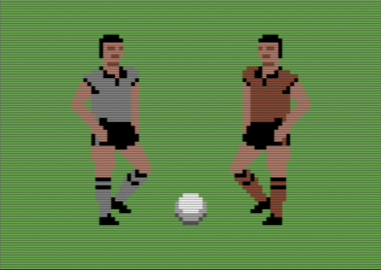 C64 game Internationaler Fußball Fußball