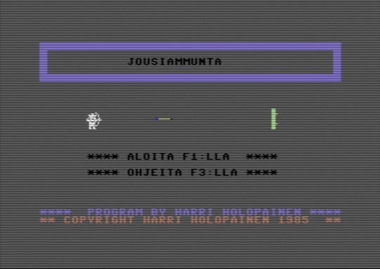 C64 game Jousiammunta