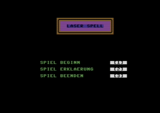 C64 game Laser Spell