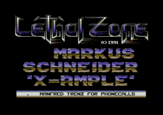 C64 game Lethal Zone [b4]