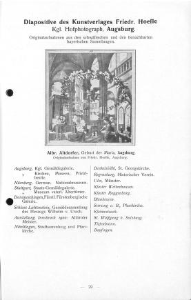 Thumbnail image of a page from Nachtrag zum Katalog kunstgeschichtlicher Diapositive