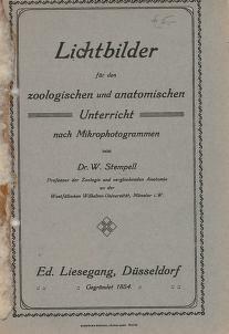 Lichtbilder für den zoologischen und anatomischen Unterricht nach Mikrophotogrammen (Liesegang Liste Nr. 329) [July 1910]