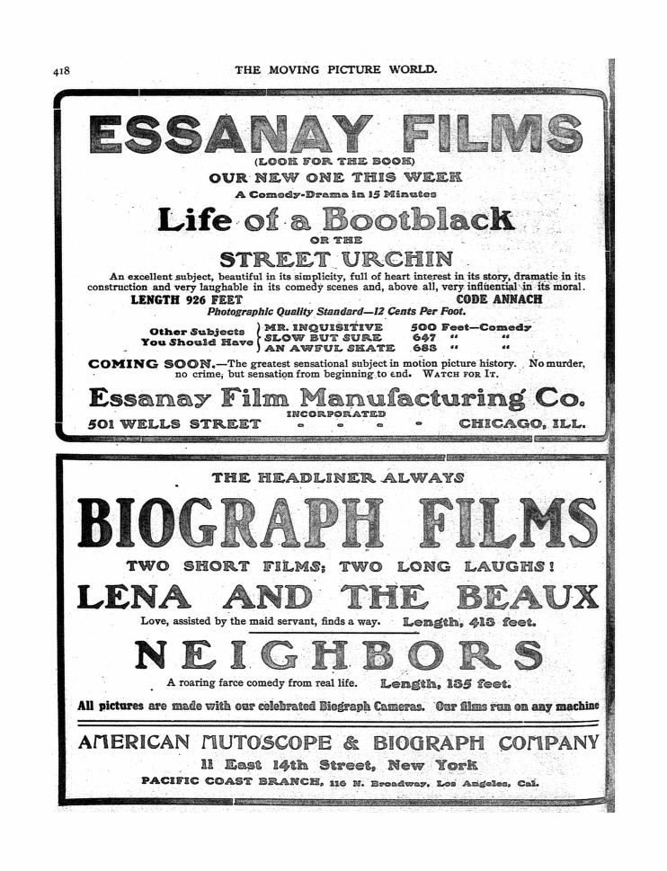 The Moving Picture World (September 1907)