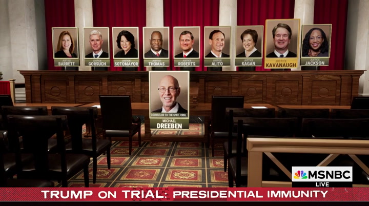 Trump on Trial: Presidential Immunity : MSNBCW : April 25, 2024 9:00am-10:00am PDT
