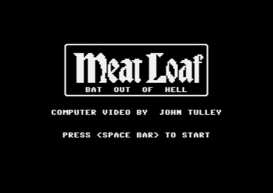 C64 game Meat Loaf Bat Out of Hell (19xx)( )