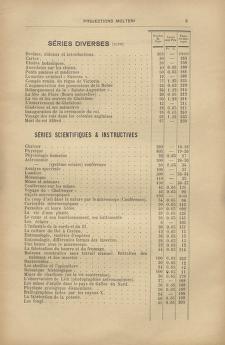 Thumbnail image of a page from Catalogue No 55 - Éditions des Diapositives pour Conférences Scientifiques et Mondaines