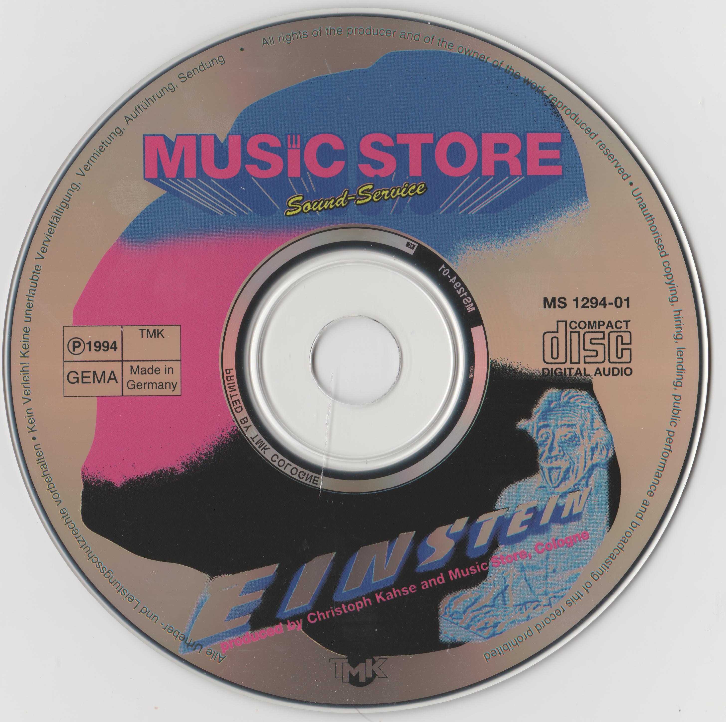 1994 Music Store-Einstein-Akai sampling CD 
