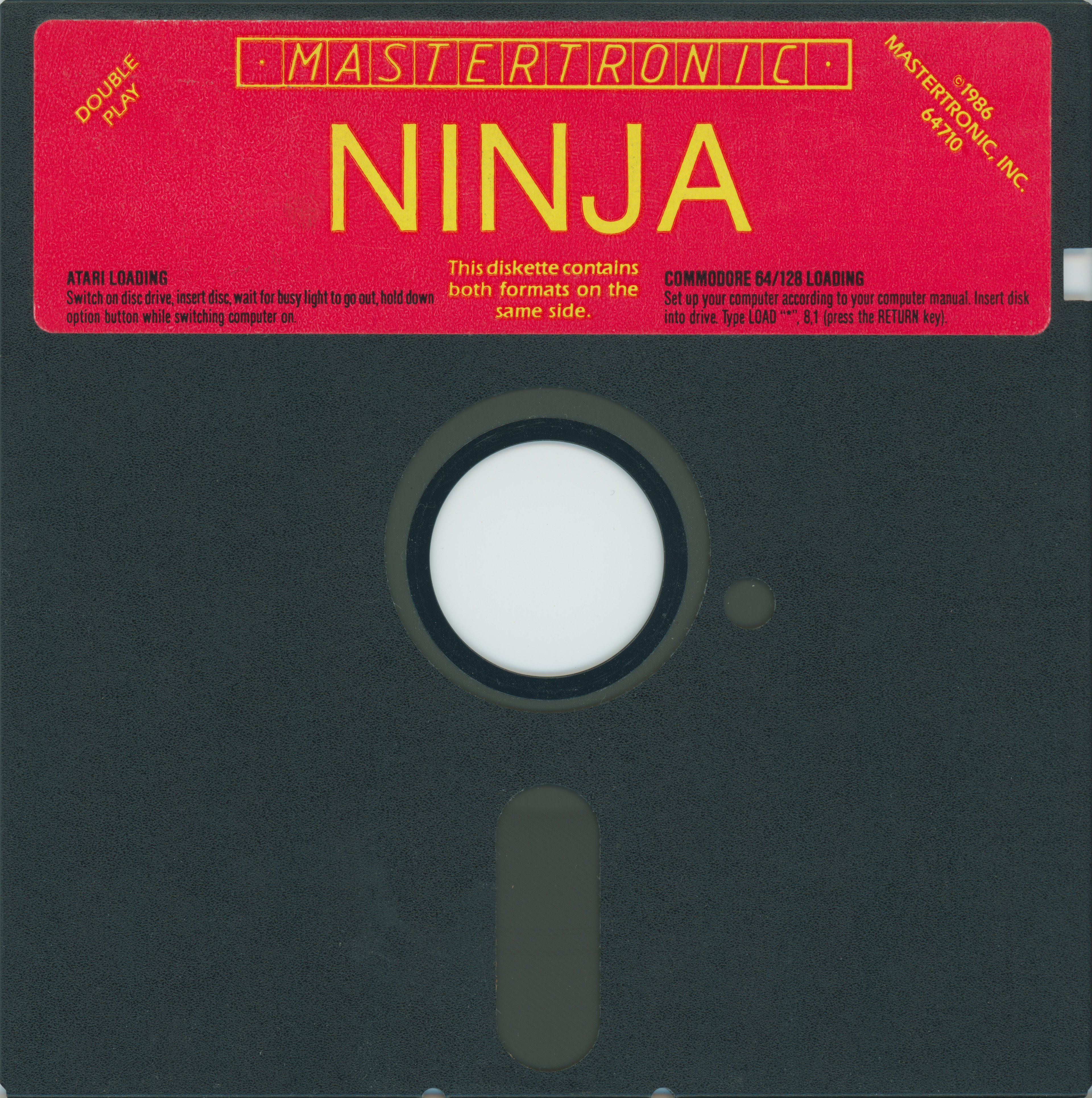 Ninja [64710] (Commodore 64) - Floppy Disk Scan (1600 DPI) : Mastertronic :  Free Download, Borrow, and Streaming : Internet Archive
